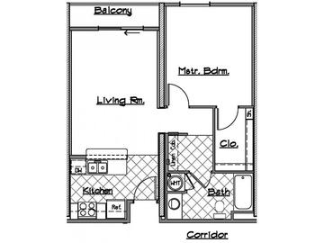 One Bedroom/1 Bath