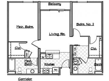 Two Bedroom/2 Bath