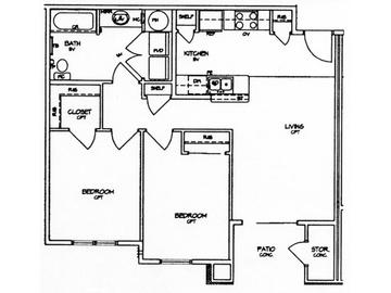 Two Bedroom/2 Bath