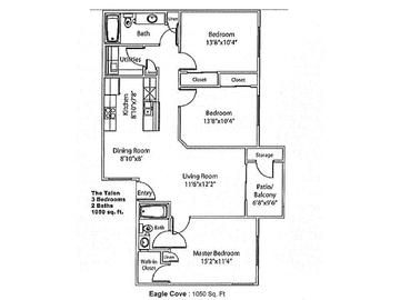 Three Bedroom/2 Bath