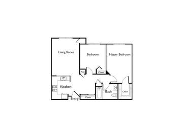 Two Bedroom/1 Bath