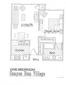 One Bedroom/1 Bath