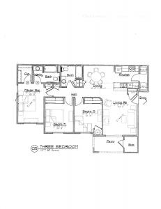 Three Bedroom/2 Bath