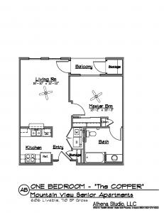 One Bedroom/1 Bath 2