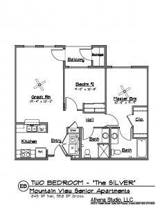 Two Bedroom/2 Bath