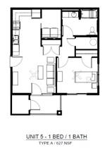 1 Bedroom 1 Bathroom 1