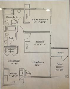 Two Bedroom/2 Bath