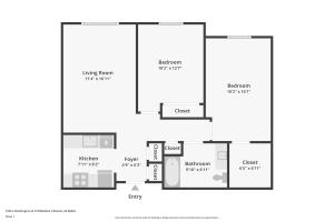 Two Bedroom/1 Bath
